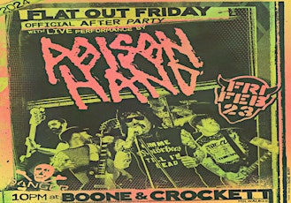 Flat Out Friday Official Afterparty with POISON HAND primary image