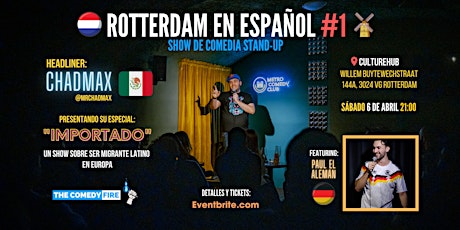 Rotterdam en Español #1 - Un show de comedia stand-up en tu idioma