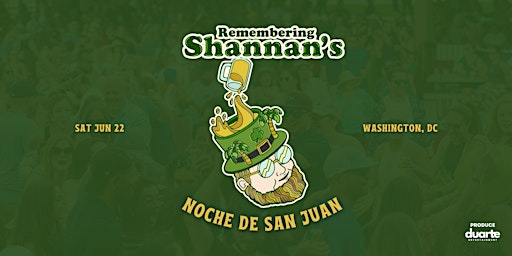 Imagen principal de Remembering Shannan's - Noche De San Juan Edition!