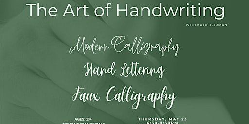 Imagem principal do evento The Art of Handwriting