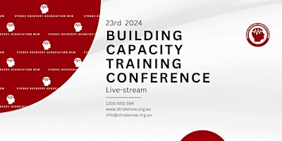 Primaire afbeelding van 2024 Building Capacity Training Stroke Conference