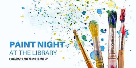 Imagen principal de Paint Night at the Library