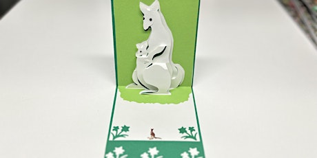 3D card making workshop - Kangaroo