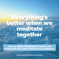 Imagen principal de Step 1 Meditation Course