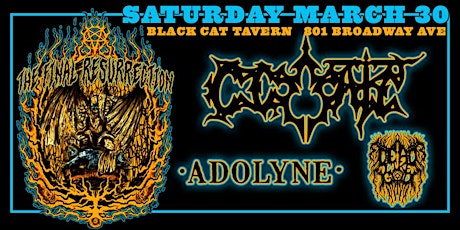 Cessate w/ Adolyne & Dead Like God - Live at Black Cat Tavern!