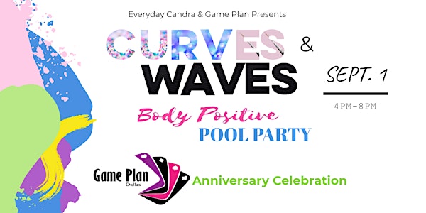 Curves and Waves Pool Party Fundraiser