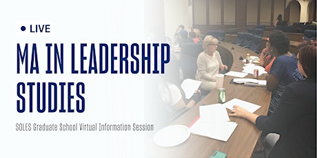 Primaire afbeelding van University of San Diego MA in Leadership Studies - Virtual Info Session