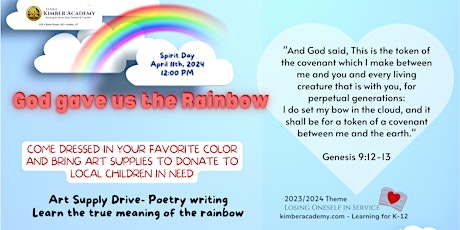 God Gave Us The Rainbow - Spirit Day