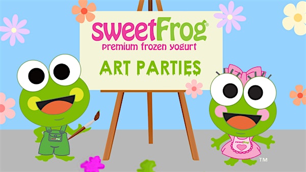 May's Finger-Paint Party at sweetFrog Victorville
