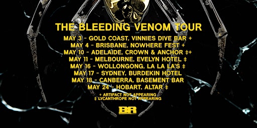 THE BLEEDING VENOM TOUR  primärbild