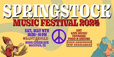 SpringStock Music Festival 2024 - At Saint Arnold primary image