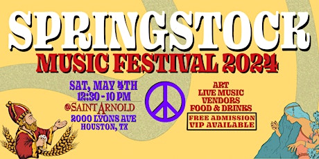 SpringStock Music Festival 2024 - At Saint Arnold