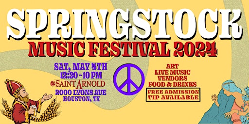 SpringStock Music Festival 2024 - At Saint Arnold primary image