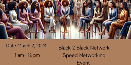 Black 2 Black Speed Networking Event