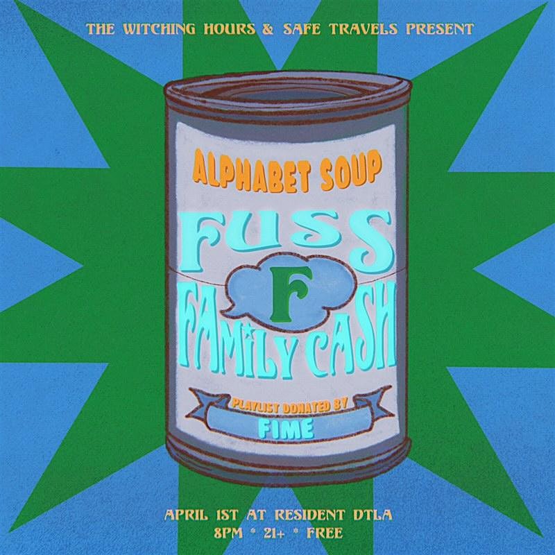 Alphabet Soup: Fuss, Family Cash Band & Fime (Playlist Donation)