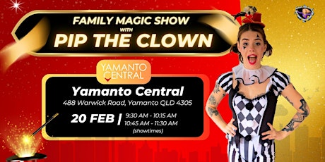 Imagen principal de FREE Family Magic Shows with Pip the Clown