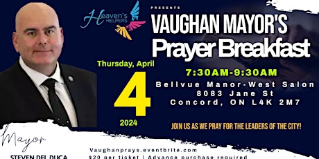 Vaughan Mayor's Prayer Breakfast 2024