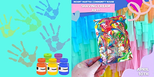 Image principale de Frankston Craft Club | POP-UP Shaving Cream Art Workshop