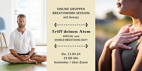 FREE Online Gruppen Breathwork Session zum WORLD BREATHING DAY!
