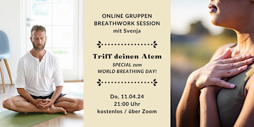 Hauptbild für FREE Online Gruppen Breathwork Session zum WORLD BREATHING DAY!