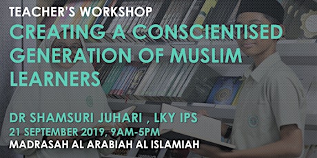 Creating a Conscientised Generation of Muslim Learners primary image