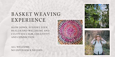 Imagen principal de Basket weaving in nature - learn the 'wrapping stitch'