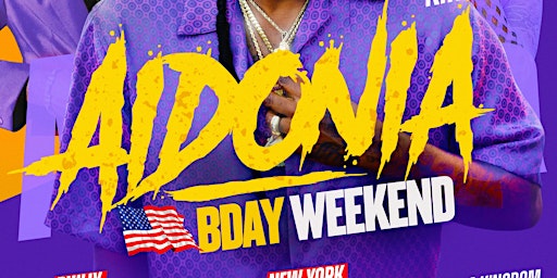 Primaire afbeelding van AIDONIA BDAY WEEKEND (CONNECTICUT)