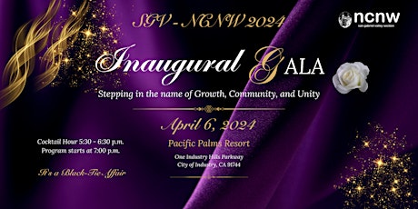 SGV-NCNW 2024 Inaugural Gala