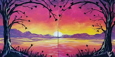 Primaire afbeelding van Amorous Sunset - Date Night - Paint and Sip by Classpop!™