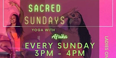 Imagem principal do evento Sacred Sundays Yoga with Afrika