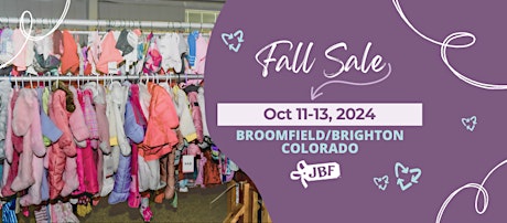 JBF Broomfield/ Brighton Oct 2024 Pre-Pay Discounted Consignor Fee