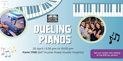 Dueling Piano Show at Farm 1750 primary image