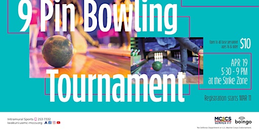 Intramural Sports 9-Pin Bowling Tournament primary image