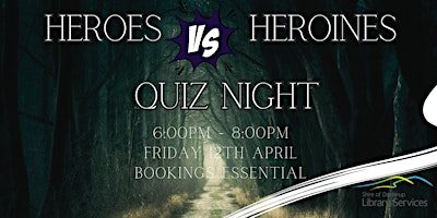 Heroes VS Heroines Quiz Night primary image