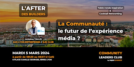 Image principale de After des Builders : "La Communauté : l'avenir de l'expérience média ?"