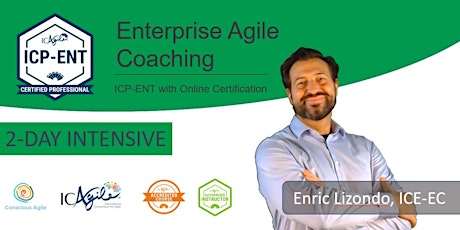 Enterprise Agile Coaching ICP-ENT with Certification - April 6, 7th primary image