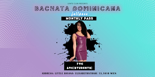 Hauptbild für Monthly Bachata Dominicana Full Pass - March