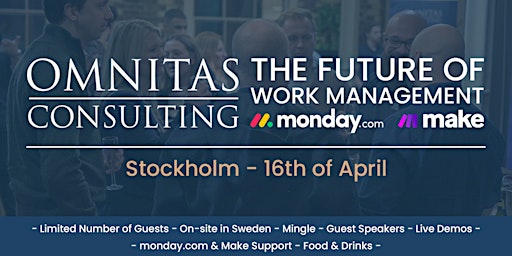 The Future of Work Management - Stockholm primary image