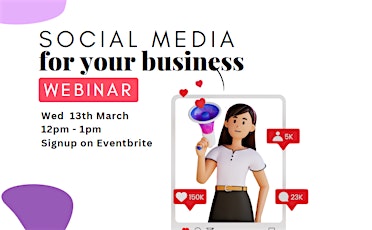 Social Media for your Business - Webinar primary image