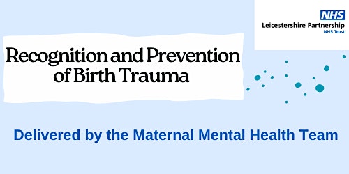 Image principale de Recognition and Prevention of Birth Trauma