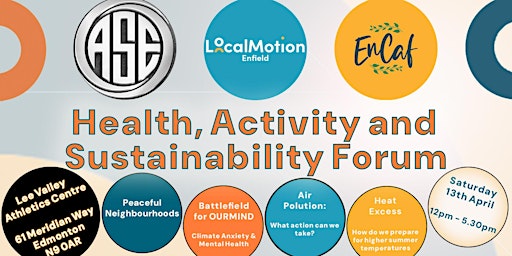 Imagem principal do evento Health, Activity and Sustainability Forum