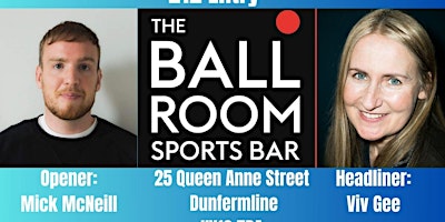 Hauptbild für Friday Night Comedy Dunfermline April edition with Viv Gee and Mick McNeill