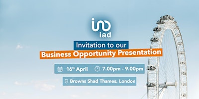 London Business Opportunity Presentation primary image