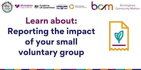 Learn about: Reporting your impact for small voluntary groups (online) primary image