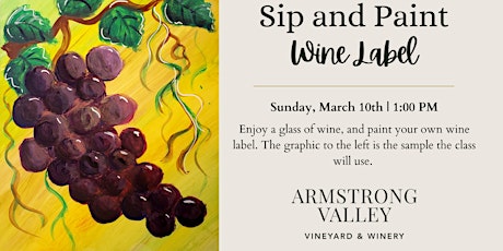 Sip and Paint | Wine Label primary image