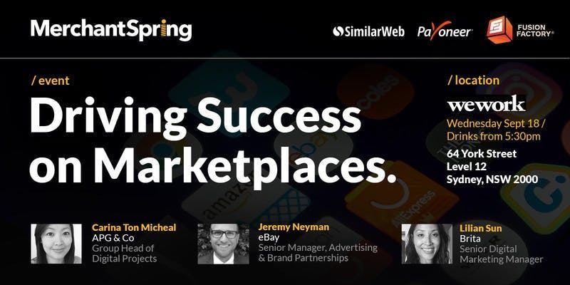 Driving Success on Marketplaces - Sydney