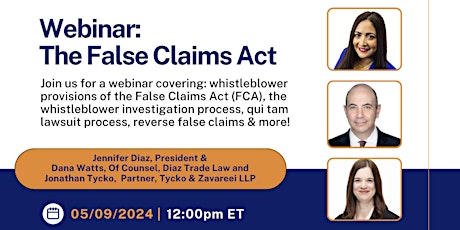 False Claims Act Webinar