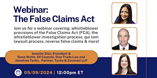 Imagen principal de False Claims Act Webinar