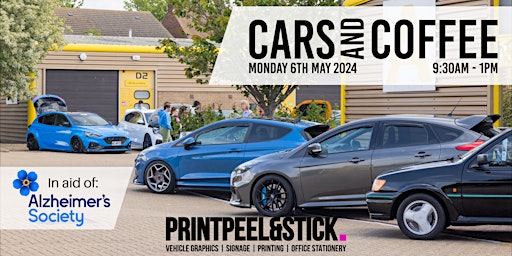 Primaire afbeelding van Charity Cars & Coffee with PrintPeel&Stick - In aid of Alzheimer's Society
