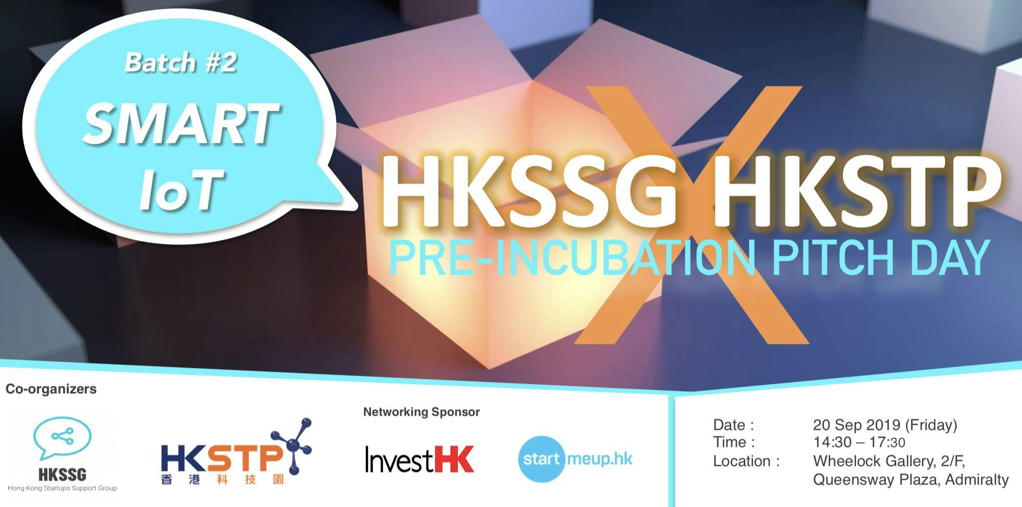 HKSSG x HKSTP Pre-Incubation Pitch Day